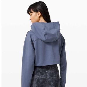 Lululemon All yours Cropped Hoodie - Ink Blue